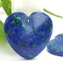 Pandantiv lapis lazuli sintetic cu malachit, 39mm (1)