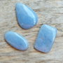 Lot cabochoane angelite (3 buc)