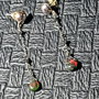 REZERVAT Cercei argint diamant brut negru opal de foc etiopian negru brioleta lant argint minimalist boho chic trendy - Transport gratuit