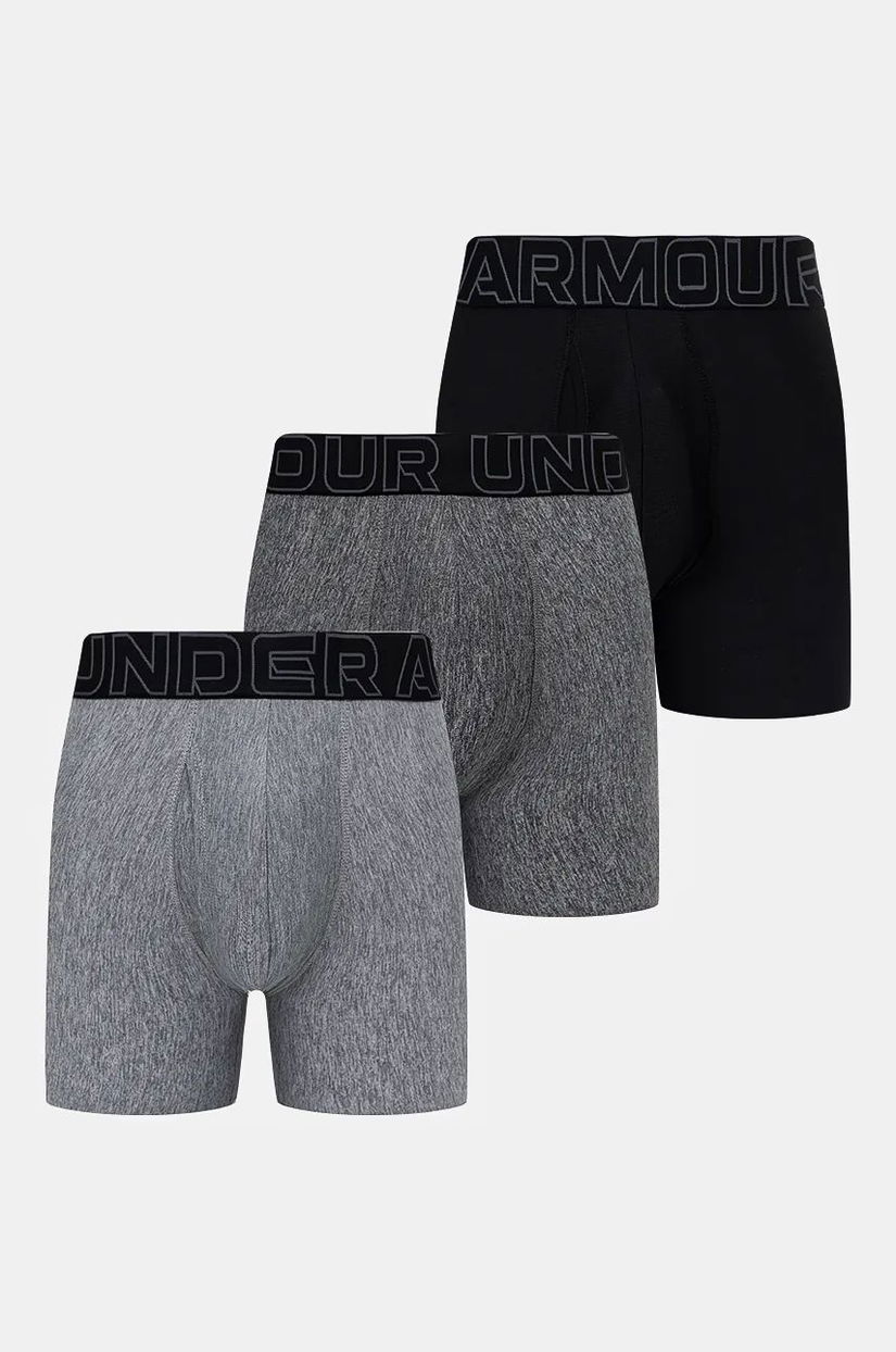 Under Armour boxeri 3-pack barbati, culoarea gri, 25UUSHJ053