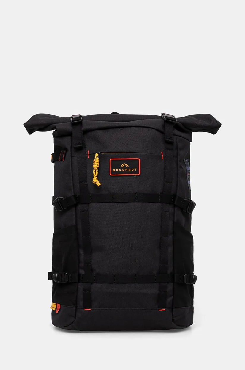 Doughnut rucsac Paratrooper Happy Camper barbati, culoarea negru, mare, neted, D374HA-0003