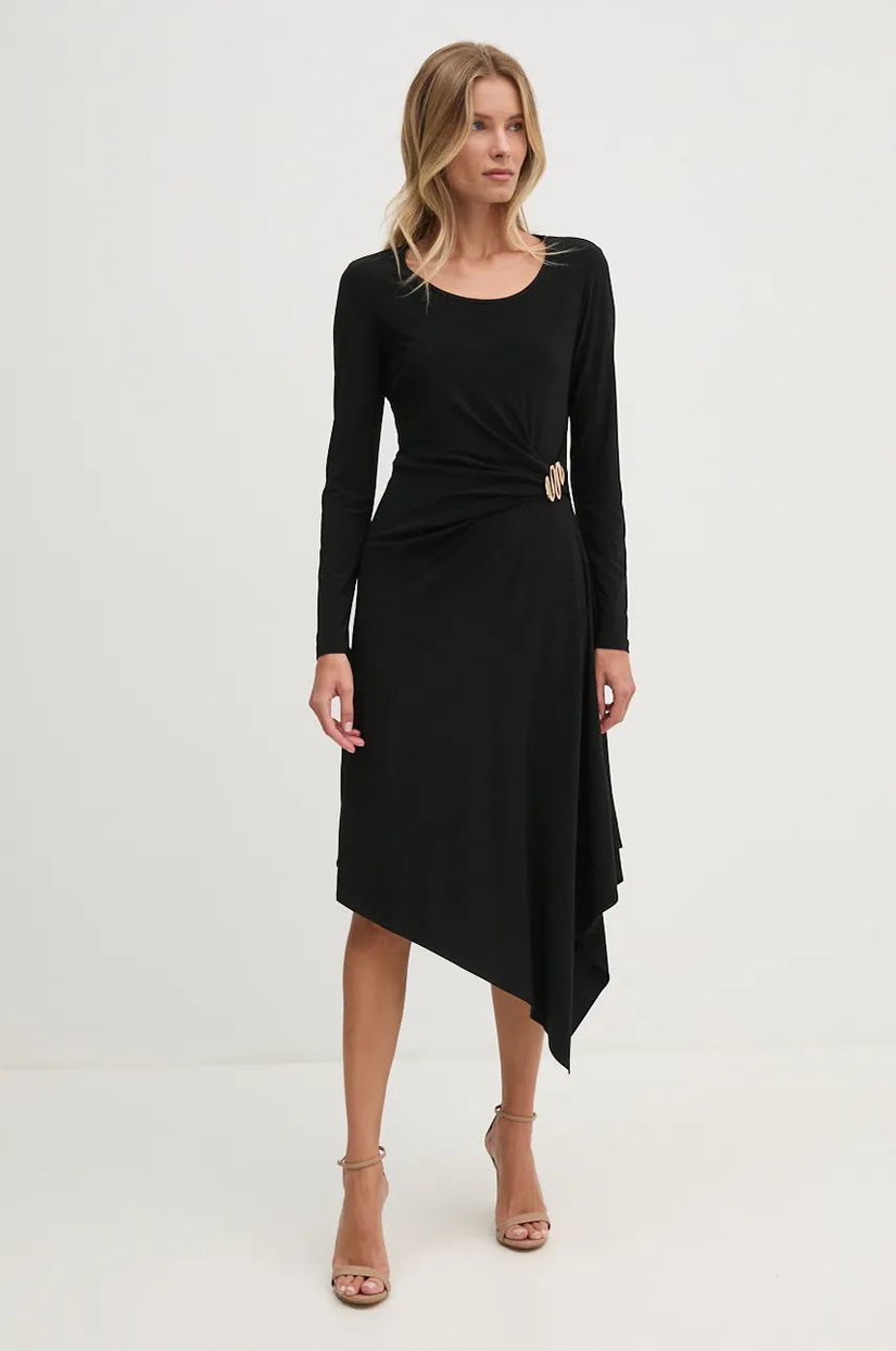 Joseph Ribkoff rochie culoarea negru, mini, evazati, 243153