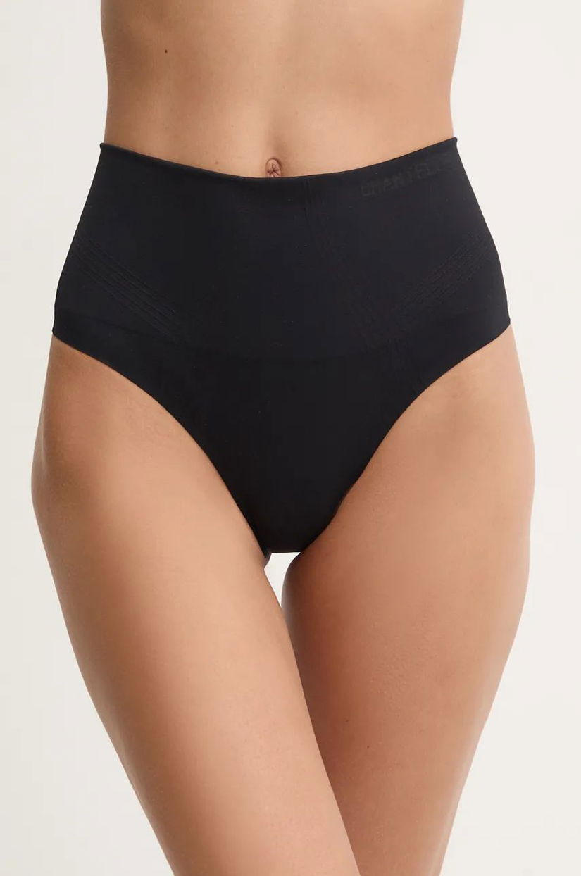 Chantelle tanga culoarea negru, C10U90