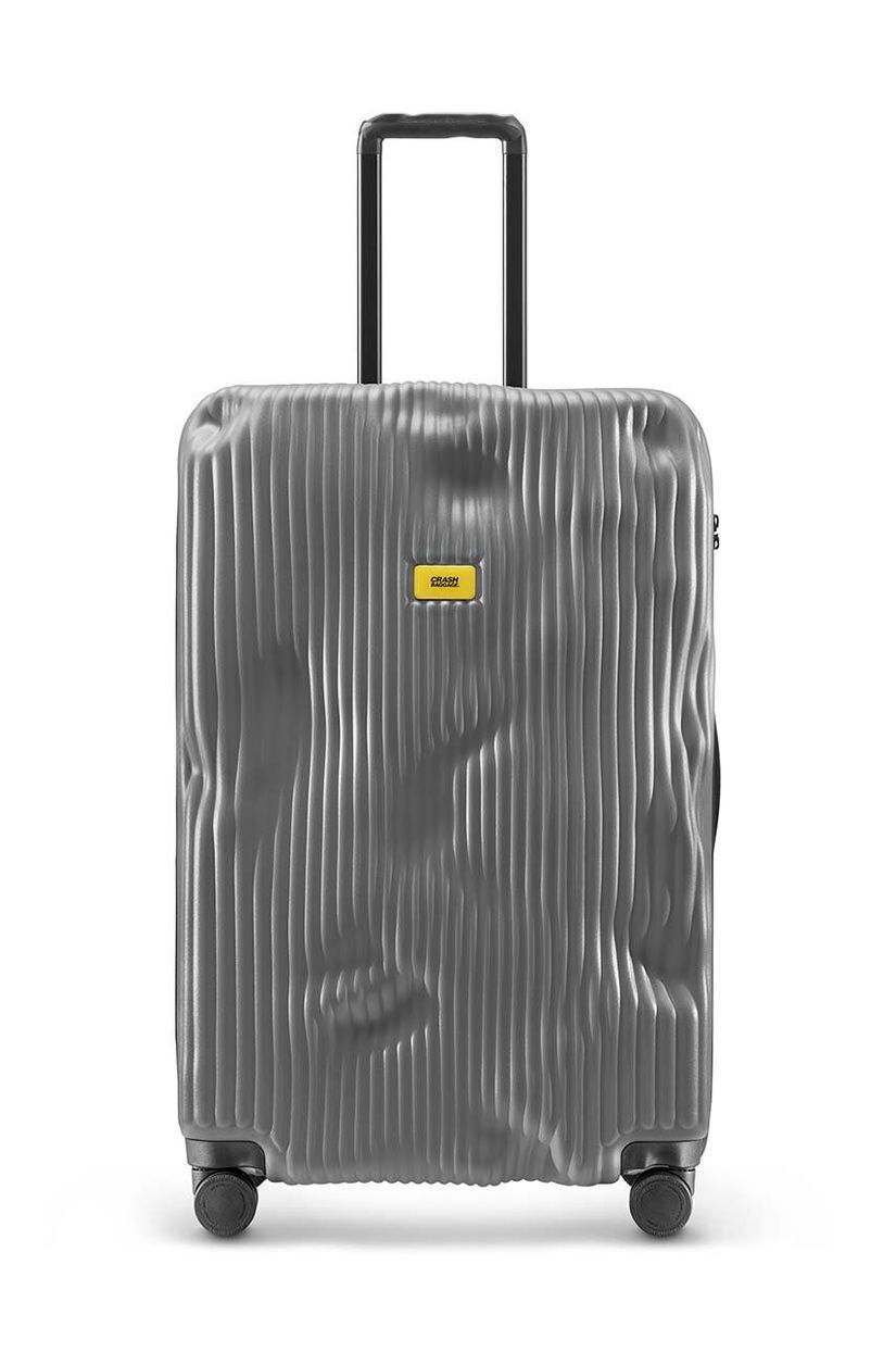 Crash Baggage valiză STRIPE Large Size culoarea gri