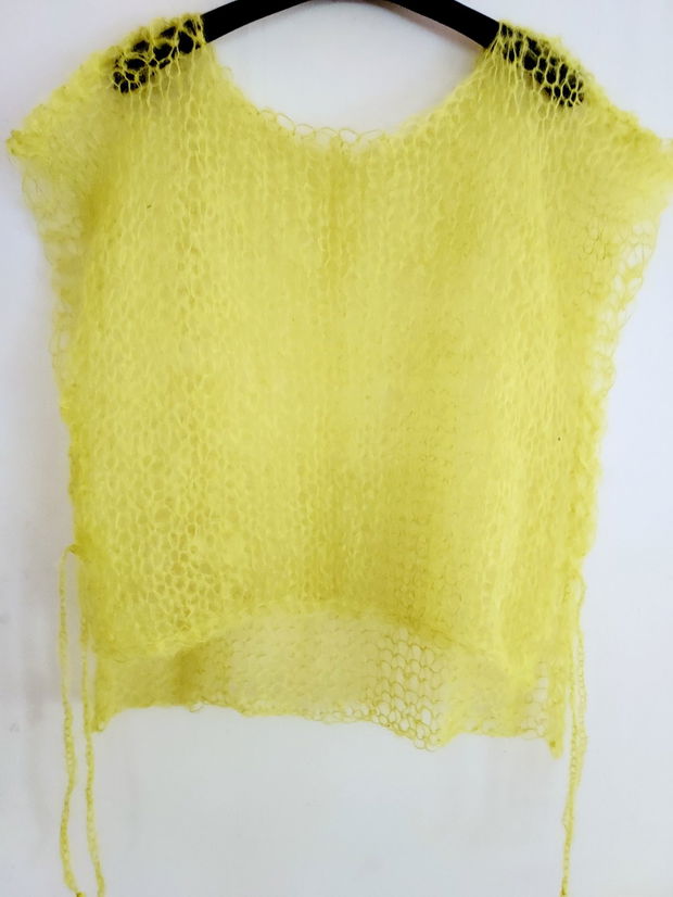 Tunica, poncho  lime