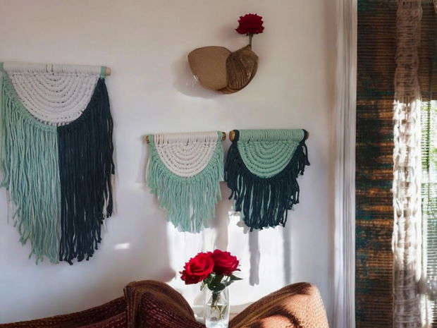 Macrame tapiserie de perete