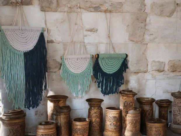 Macrame tapiserie de perete