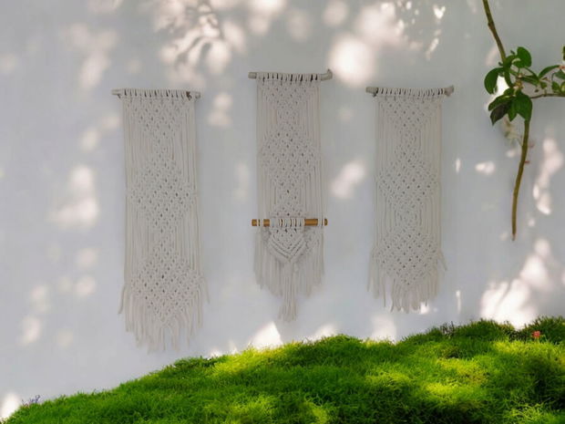 Macrame decoratiuni perete