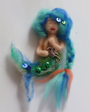 Brosa/ornament `Sirena2`