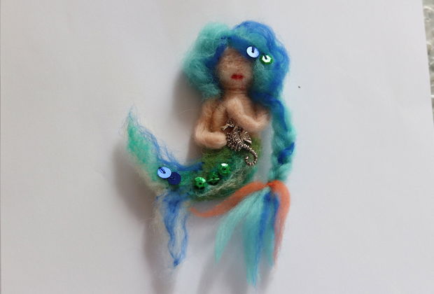 Brosa/ornament `Sirena2`