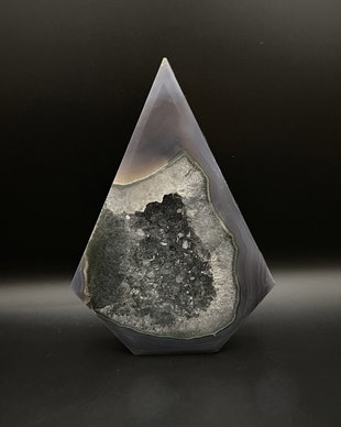 Agat Natural - Sculptura piatra semipretioasa cu geoda
