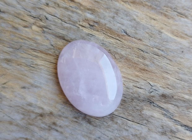 Cabochon cuart roz, 30*22 mm