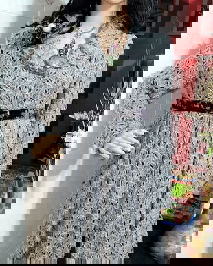 Pardesiu tricotat s-m