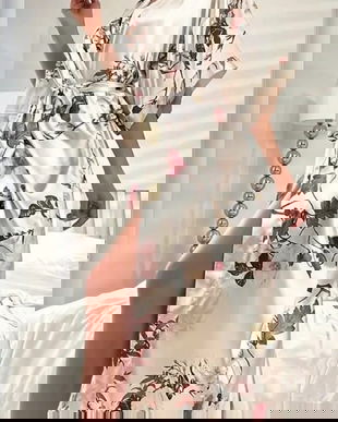 Halat elegant din satin 44-46