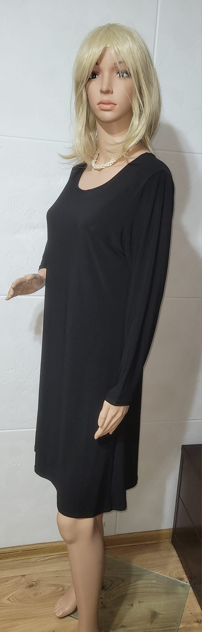 Black dress din lycra 42-44