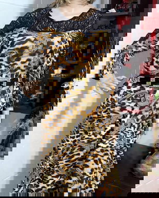 Rochie cu imprimeu leopard