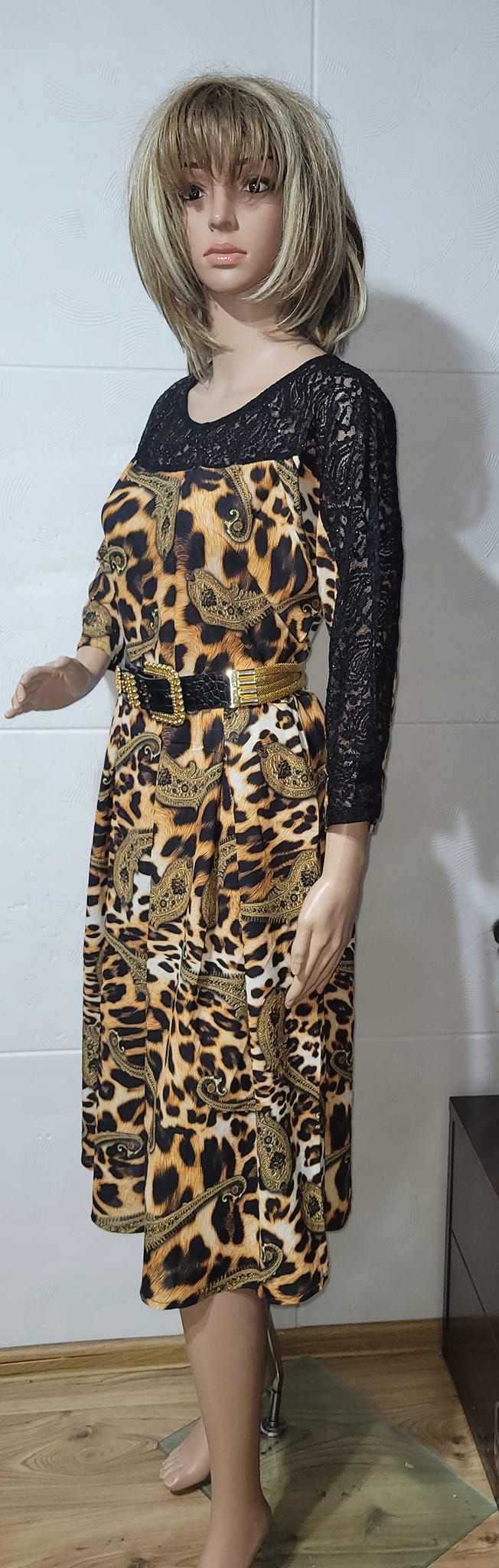 Rochie cu imprimeu leopard