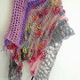Poncho tricotat