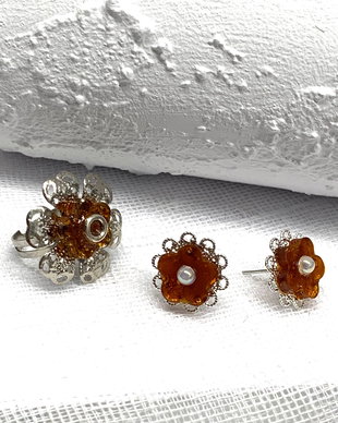 set bijuterii - handmade din rasina 00954