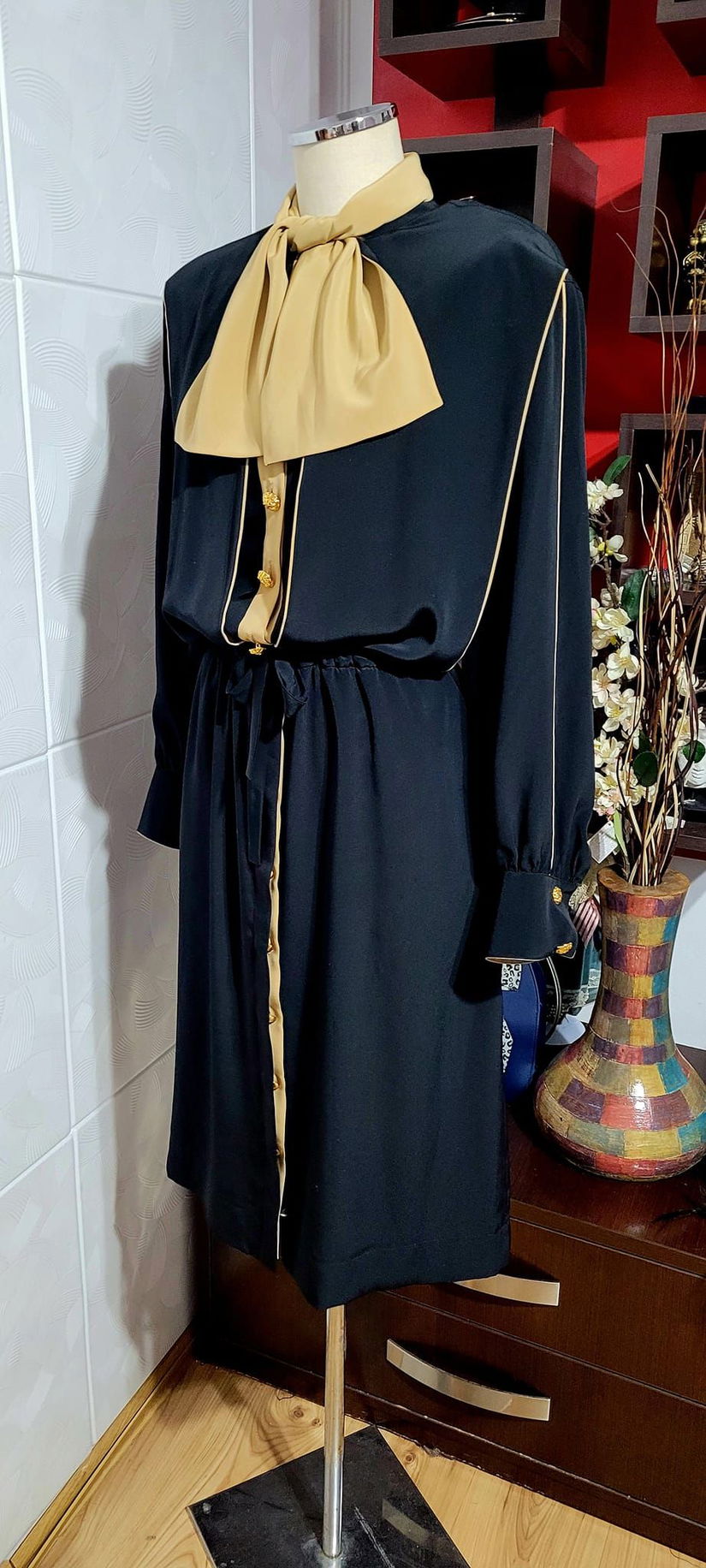 Rochie din triplu voal vintage