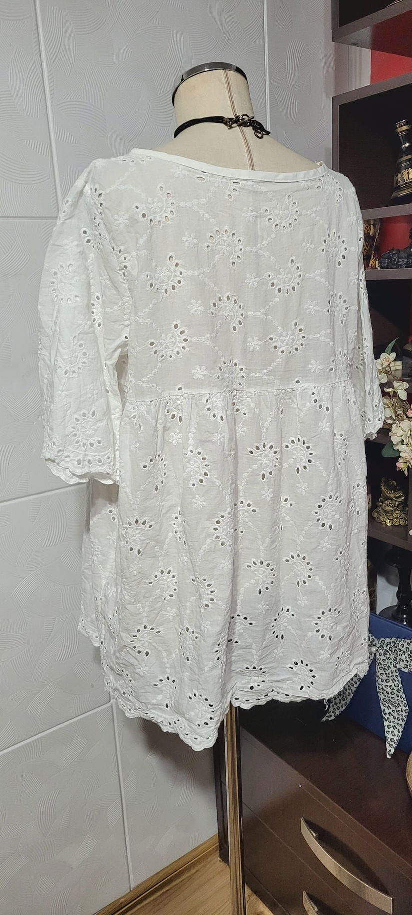 Bluza bumbac cu broderie