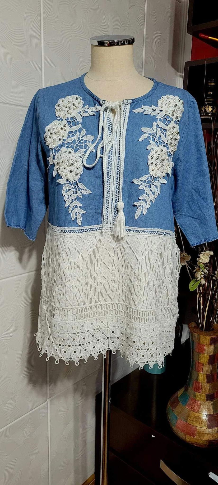 Bluza cu aplicatii m=l