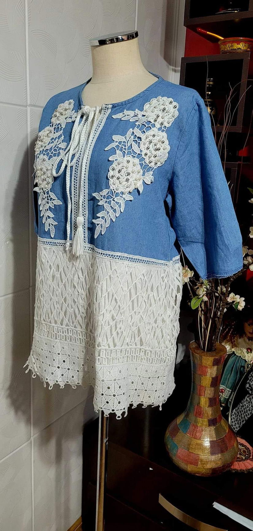 Bluza cu aplicatii m=l