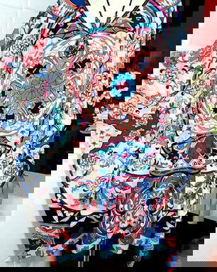 Bluza fluida asimetrica model tip fluture