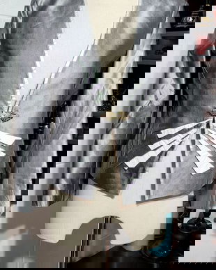 Sacou gri metalizat marime M