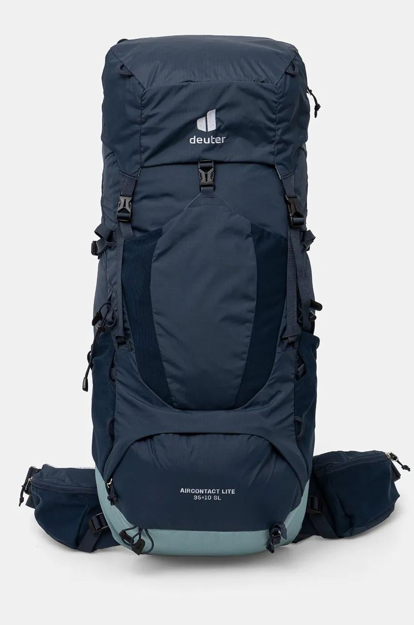 Deuter rucsac Aircontact Lite 35 + 10 SL culoarea albastru marin, mare, modelator, 334002332480