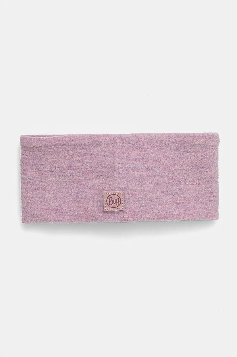 Buff bentita de lana MERINO FLEECE culoarea roz, 129451