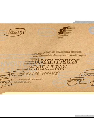 Set 4 Folii Alimentare Reutilizabile din Silicon Irisana, 1 set