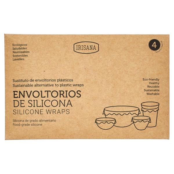 Set 4 Folii Alimentare Reutilizabile din Silicon Irisana, 1 set