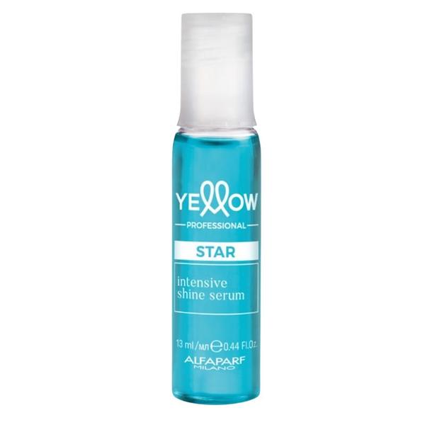 Ser Stralucire Intensiva pentru Toate Tipurile de Par - Alfaparf Milano Yellow Professional Star Intensive Shine Serum, 6 fiole X 13 ml