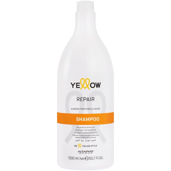 Sampon Reparator pentru Parul Deteriorat - Alfaparf Milano Yellow Professional Repair Shampoo, 1500 ml