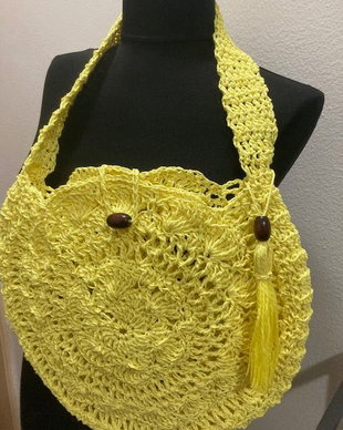 Sac crosetat rafie