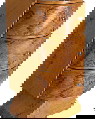 Comoda Art Deco din lemn masiv furniruit