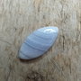 Cabochon calcedonie, 25x12 mm