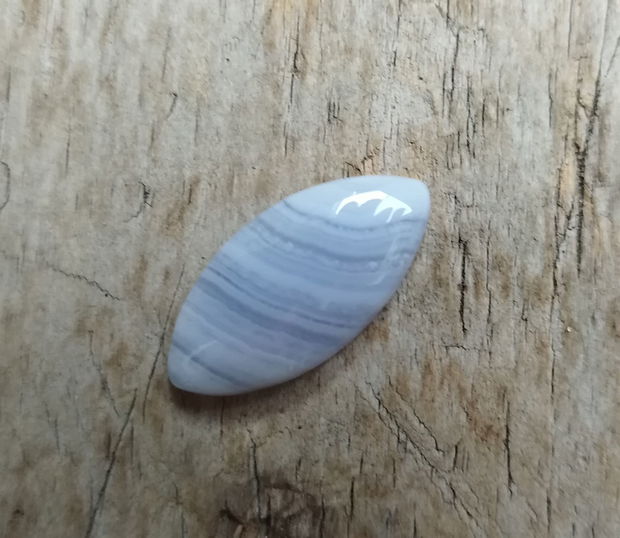 Cabochon calcedonie, 25x12 mm