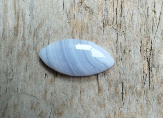 Cabochon calcedonie, 25x12 mm