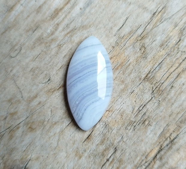 Cabochon calcedonie, 25x12 mm