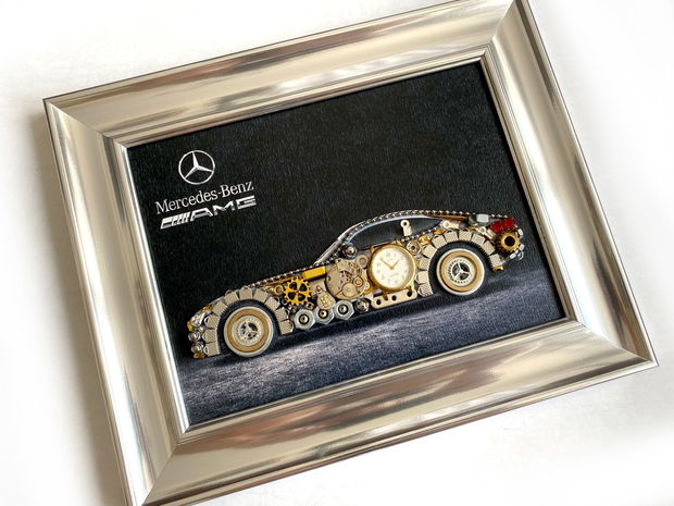 Mercedes Benz Cod M 653・Decoratiune birou・Decor Vintage・Tablouri pentru sufragerie・Cadouri personalizate