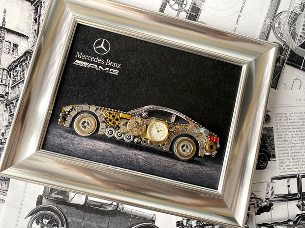 Mercedes Benz Cod M 653・Decoratiune birou・Decor Vintage・Tablouri pentru sufragerie・Cadouri personalizate