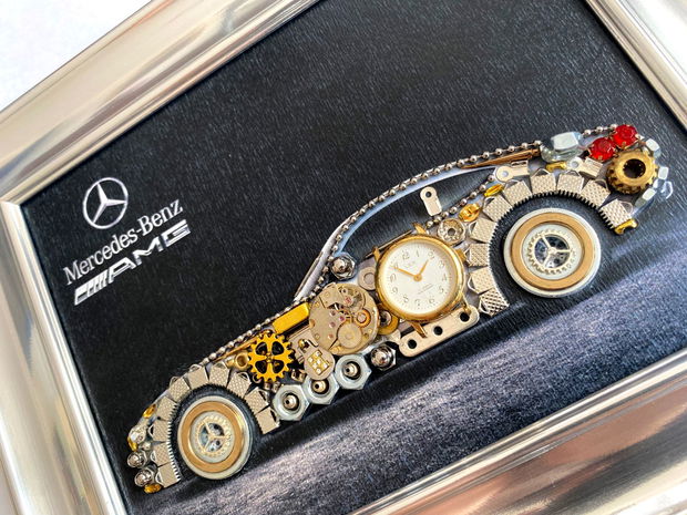 Mercedes Benz Cod M 653・Decoratiune birou・Decor Vintage・Tablouri pentru sufragerie・Cadouri personalizate