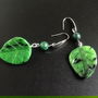 cercei agate moss frunze