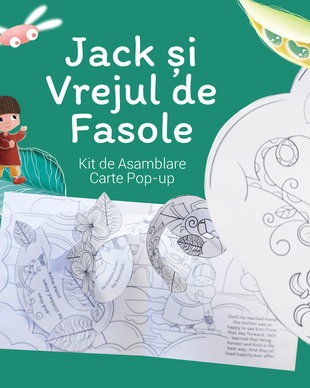 Kit DIY Carte Pop Up Jack și Vrejul de Fasole