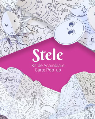 Kit DIY Carte Pop Up despre Stele