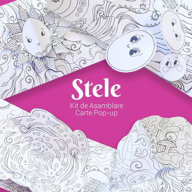 Kit DIY Carte Pop Up despre Stele