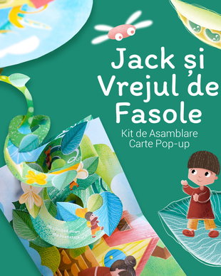 Kit DIY Carte Pop Up Jack și Vrejul de Fasole