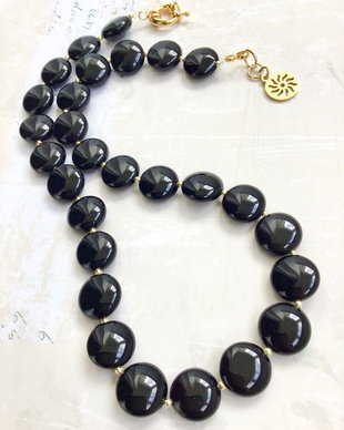 Colier onix negru